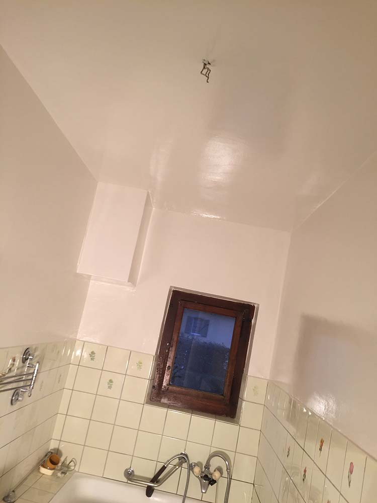 Rénovation plâtre salle de bain
